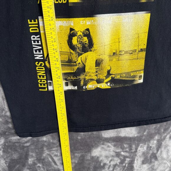 Juice Wrld Rap T Shirt Size X-Large Legends Never Die Hip Hop Black 999 - Picture 4 of 7